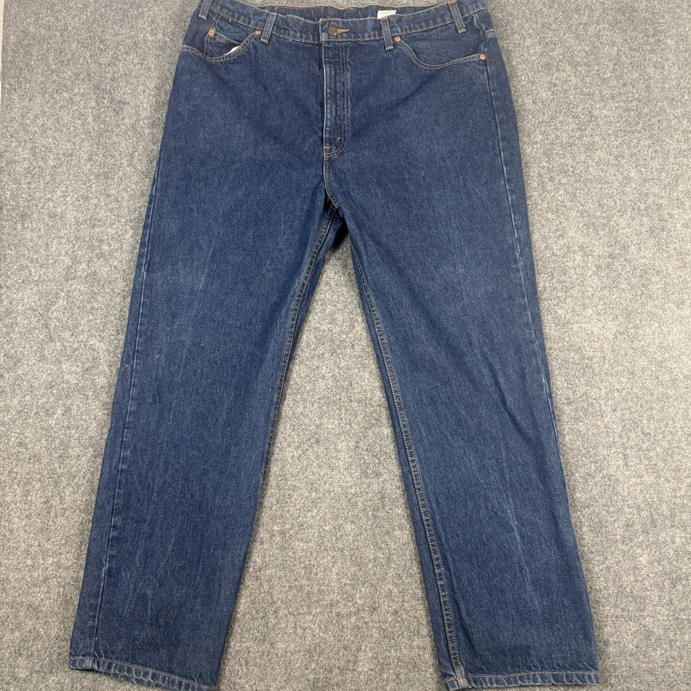 👖🔥 Vintage Levis 505 Orange Tab Jeans Mens 42x30 Straight Blue Denim 1996